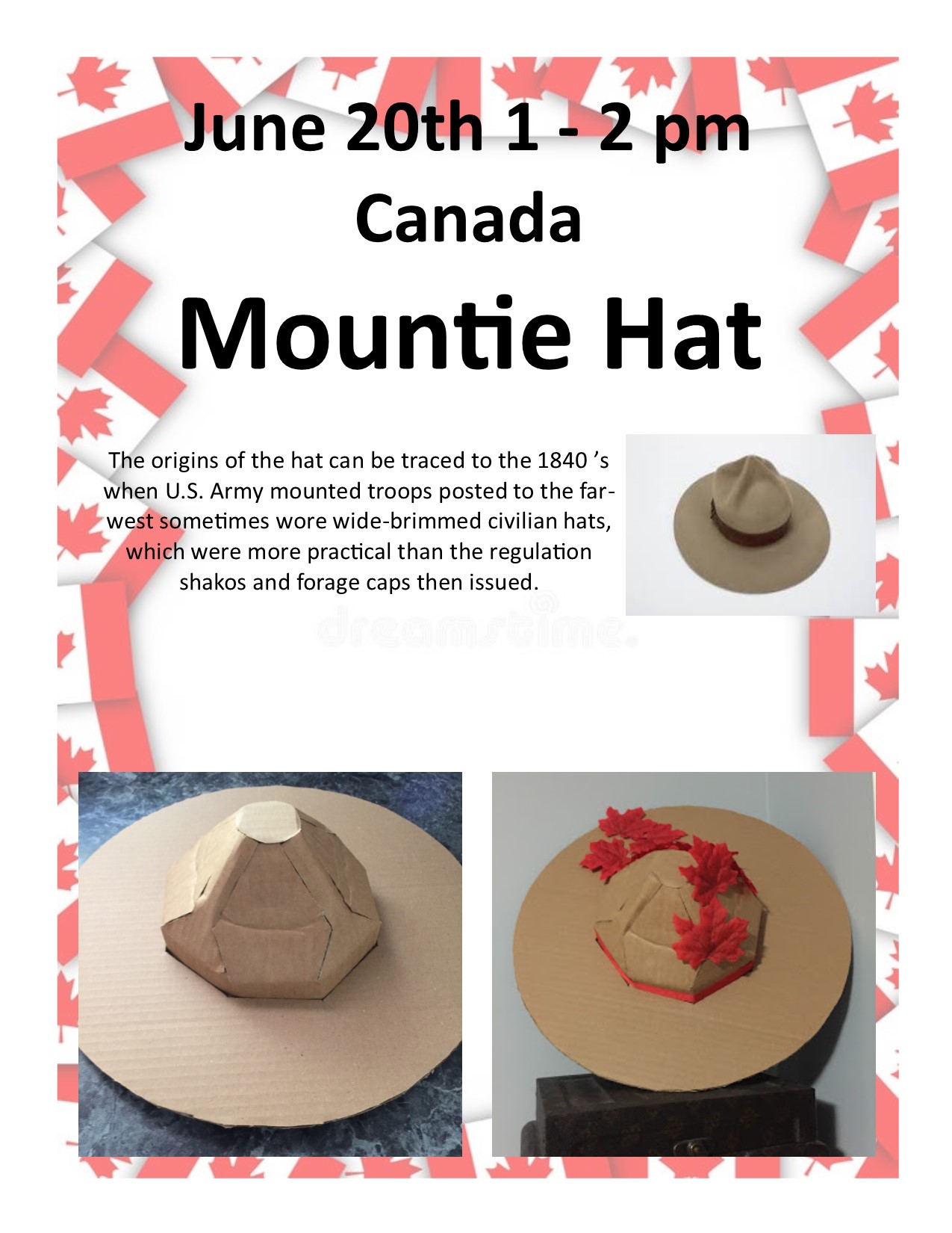 Canadian Mountie Hat