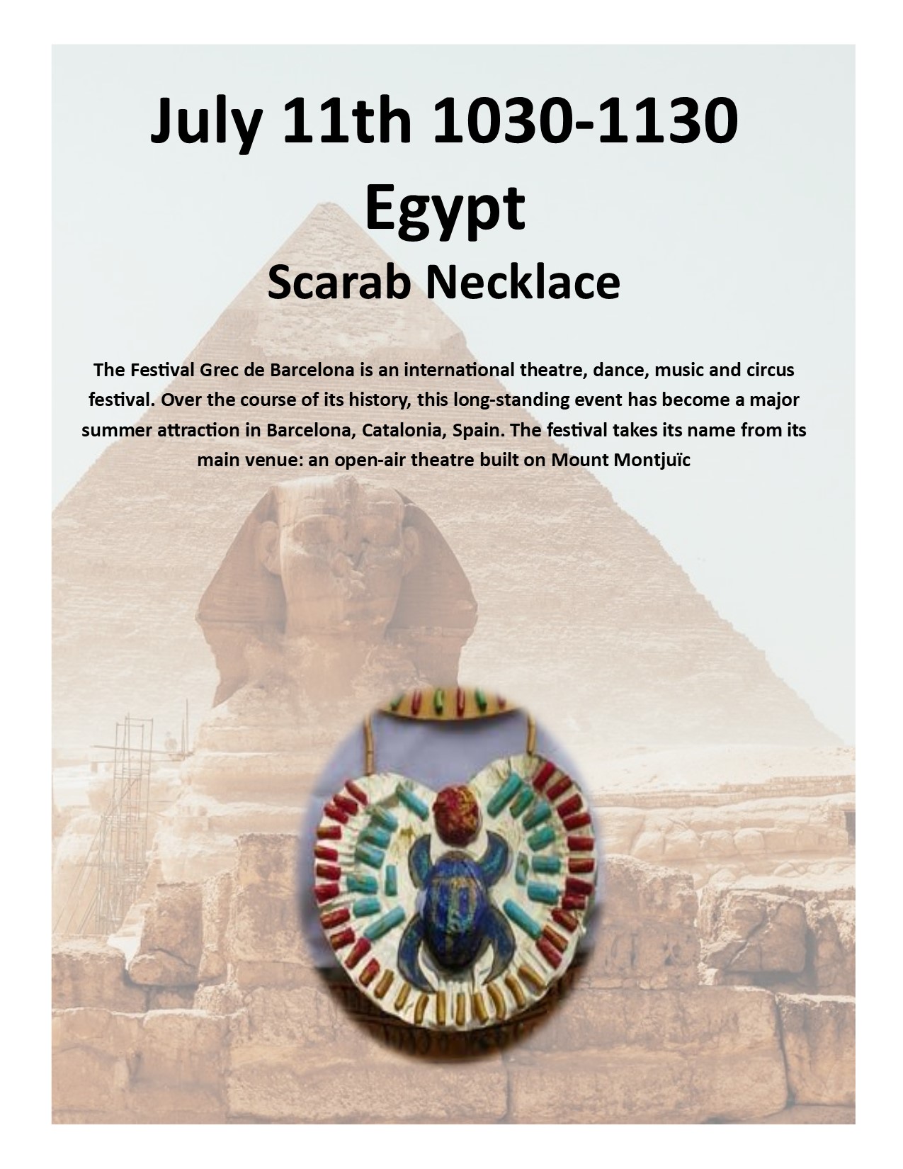 Scarab Necklace