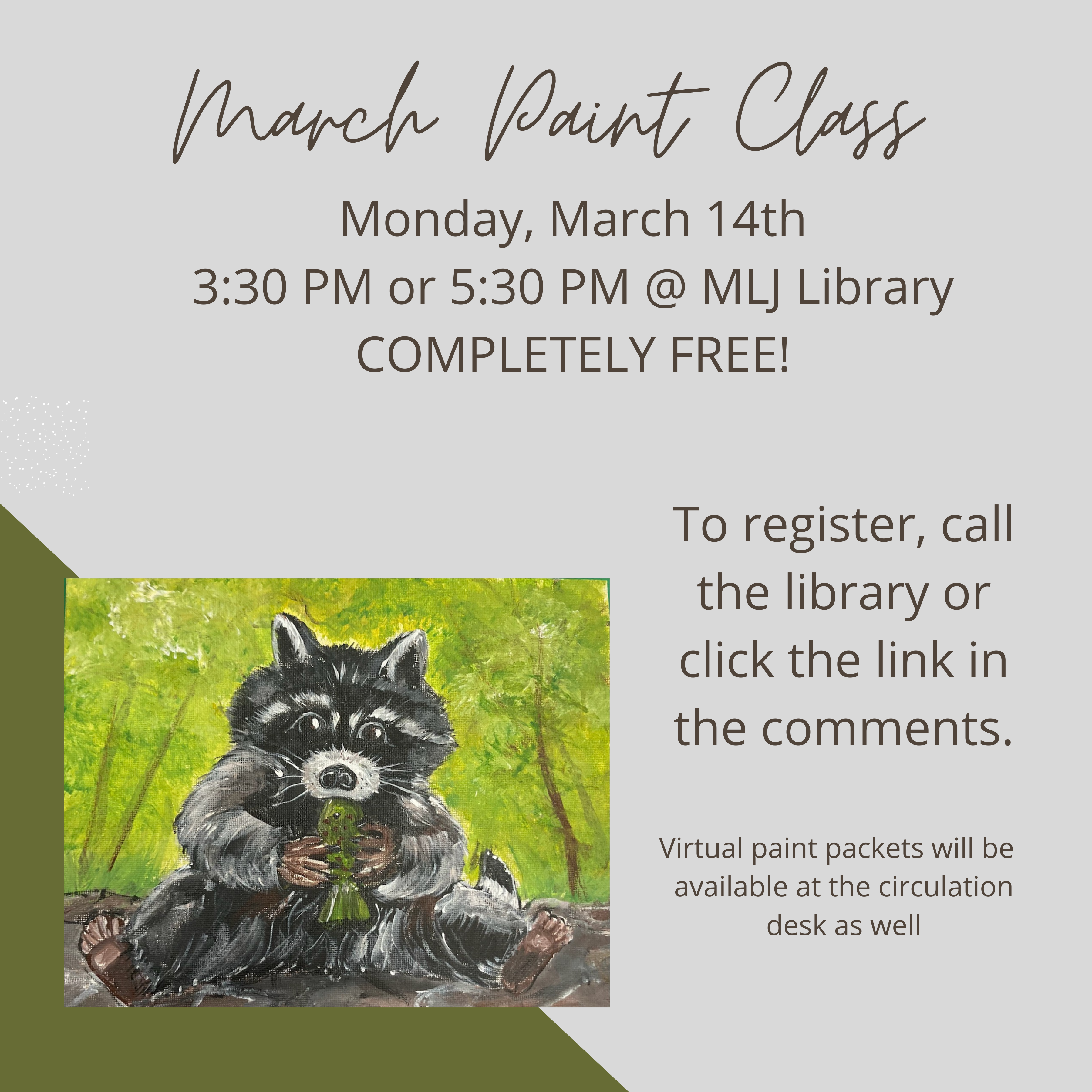 March Paint Class