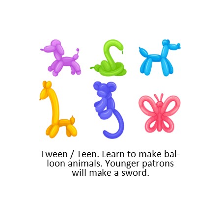 Learn balloon twisting | Mary Lou Johnson Hardin County District Library