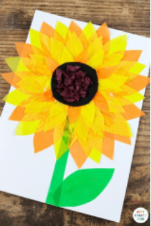 Our craft is a sunflower