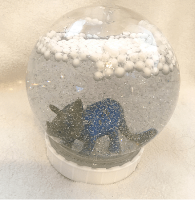 Dino Snow globe