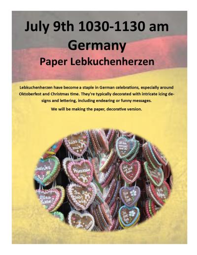 Paper Lebkuchenherzen