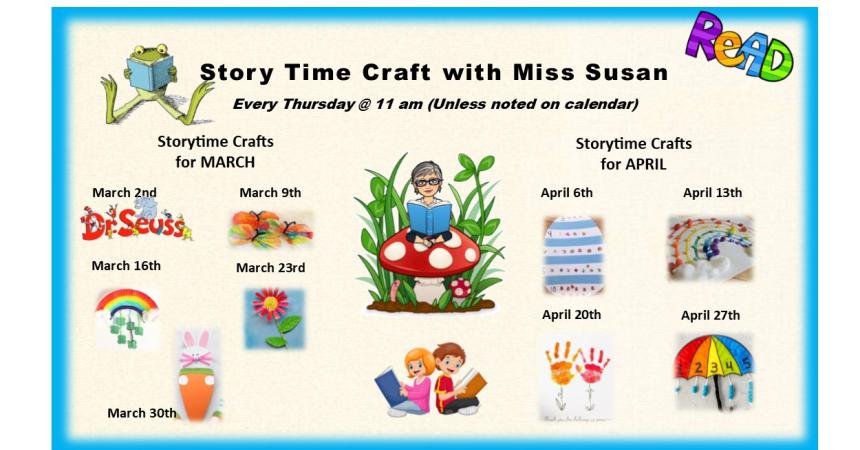 March Storytime Crafts