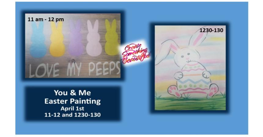 You & Me Easter Painting