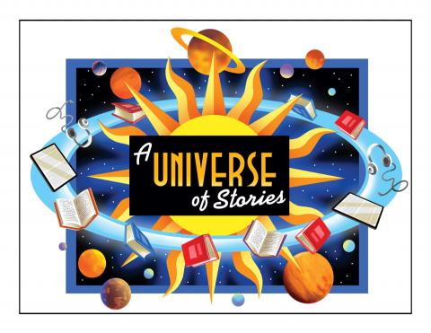 A Universe of Stories Summer Reading Program banner