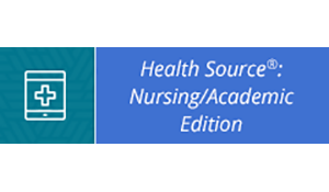 Health Source: Nursing/Academic Edition website button graphic