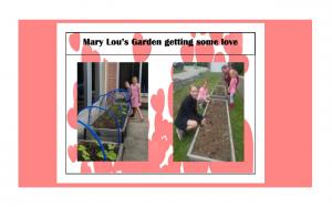 Garden getting some love. Thank you! Garden getting some love. Thank you!